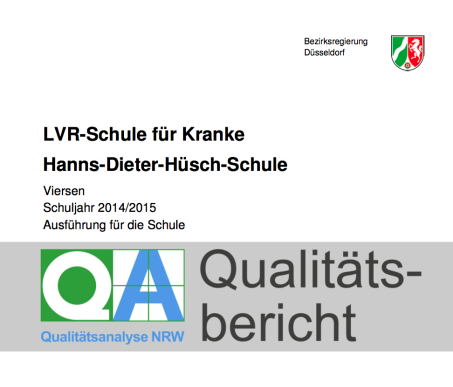 Deckblatt des Qualitätsberichts 2015